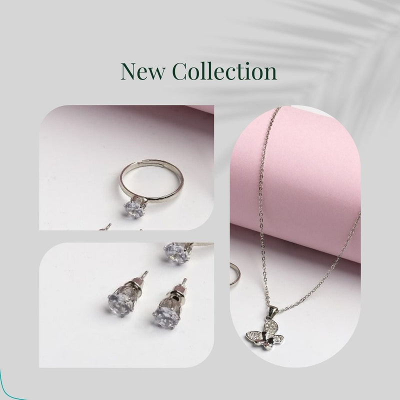 Silver Radiance 5-Piece Set - Zaylure Jewels