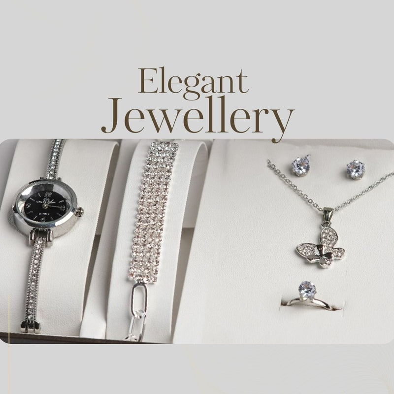 Silver Radiance 5-Piece Set - Zaylure Jewels