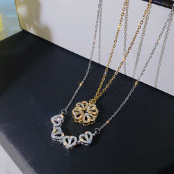Folded Heart Pendant – 2-in-1 Wear - Zaylure Jewels