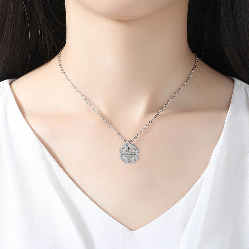 Folded Heart Pendant – 2-in-1 Wear - Zaylure Jewels
