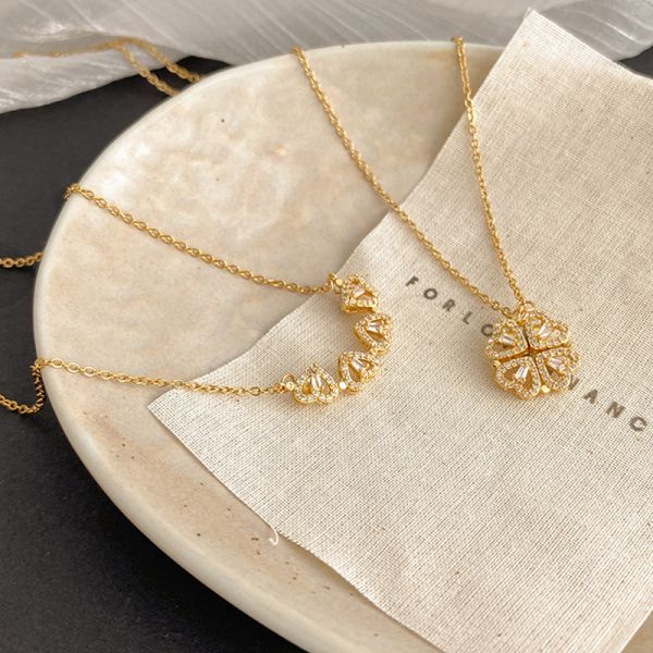 Folded Heart Pendant – 2-in-1 Wear - Zaylure Jewels